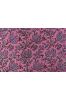 Pink Floral Hand Block Printed Fabric