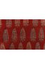 Red Ajrakh Hand Block Printed Fabric