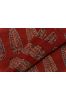 Red Ajrakh Hand Block Printed Fabric