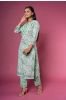 Green Ash Block Printed Kurta 