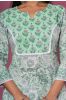 Green Ash Block Printed Kurta 