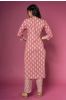 Pink Diamond Block Printed Kurta 