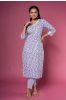 Violet Paisley Block Printed Kurta 