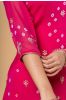 Pink Hand Embroidery Kurta 