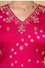 Pink Hand Embroidery Kurta 