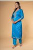 Blue Hand Embroidery Kurta 