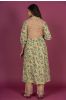 Summer Green Block Printed Kurta 