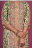 Ash Green Block Printed Kurta 