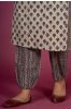 Seed Pearl Ajrakh Block Printed Kurta Set