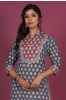 Blue Moon Block Printed Kurta