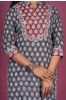 Blue Moon Block Printed Kurta