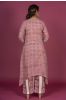 Carmine Pink Block Printed Kurta Set 