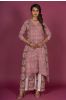 Carmine Pink Block Printed Kurta Set 