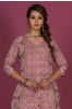 Carmine Pink Block Printed Kurta 