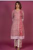 Rose Pink Block Printed Kurta 