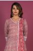 Rose Pink Block Printed Kurta 