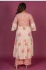 Butter Pink Block Printed Kurta 