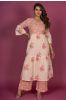 Butter Pink Block Printed Kurta 