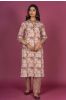 Cameo Rose Block Printed Kurta Set