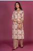 Cameo Rose Block Printed Kurta Set