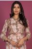 Bellini Peach Block Printed Kurta 