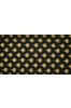 Black And Golden Banarasi Katan Silk Fabric