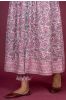 Quartz Pink Block Printed Kurta Dupatta Set