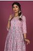 Rose Bloom Block Printed Kurta 