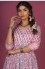 Rose Bloom Block Printed Kurta Set