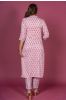 Prism Pink Block Printed Kurta 