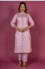 Prism Pink Block Printed Kurta 