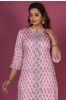 Prism Pink Block Printed Kurta 