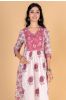 Blush Pink Block Printed Kurta 