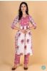 Blush Pink Block Printed Kurta 