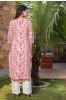 Peach Floral Printed Kurta 