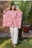 Peach Printed Kaftan Top