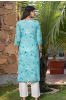 Green Floral Printed Kurta 