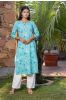 Green Floral Printed Kurta 