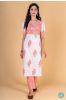 Candlelight Peach Block Printed Kurta 