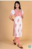 Candlelight Peach Block Printed Kurta 