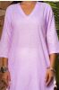 Violet Floral Printed Kurta 