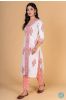 Melon Peach Block Printed Kurta 