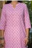 Pink Floral Printed Kurta 