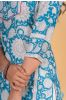 Breezy Blue Block Printed Kurta