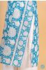 Breezy Blue Block Printed Kurta