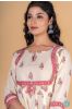 Afterglow Pink Block Printed Anarkali Kurta