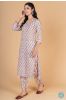 Garden Floral Block Printed Kurta 