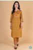 Old Gold Block Printed Kurta 