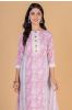 Carnation Pink A Line Kurta 