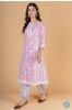 Carnation Pink A Line Kurta 